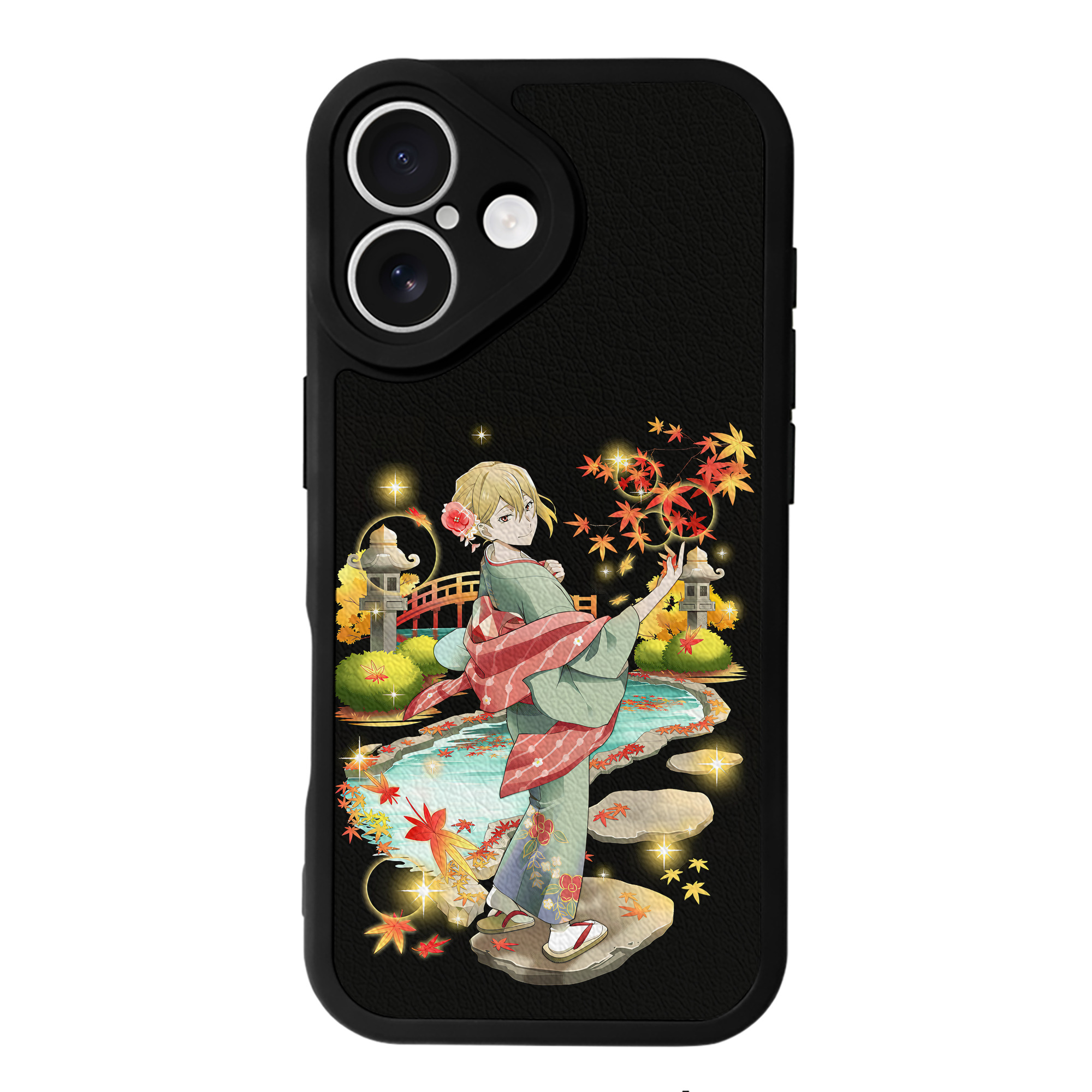 （画像用） 文豪ストレイドッグス Bungo Stray Dogs 【iPhone 16シリーズ対応】シリコンスマホケース（レザー調） 材質：シリコン